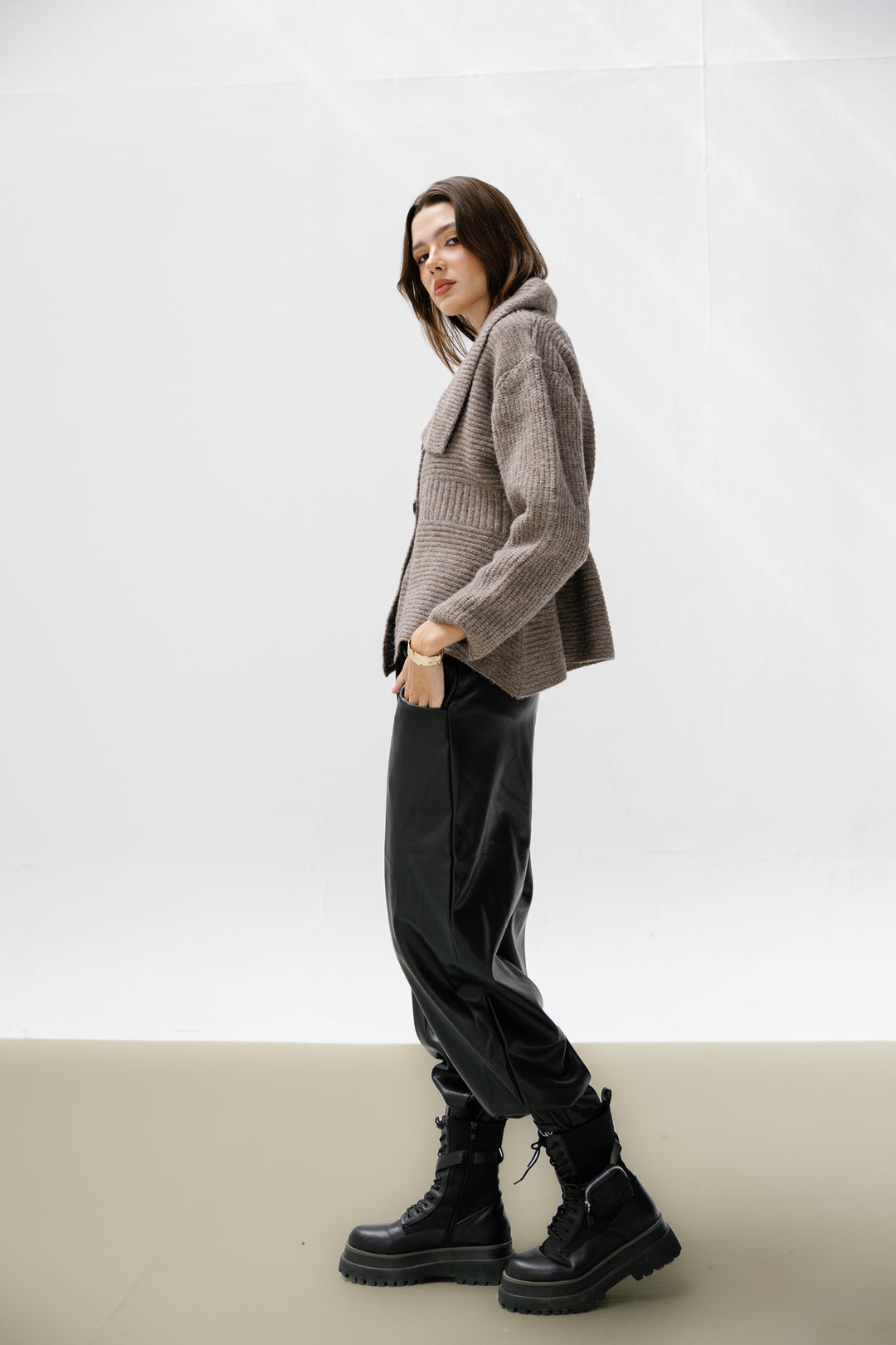Notch Knitted Top