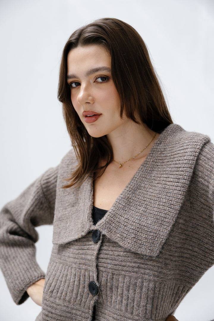 Notch Knitted Top