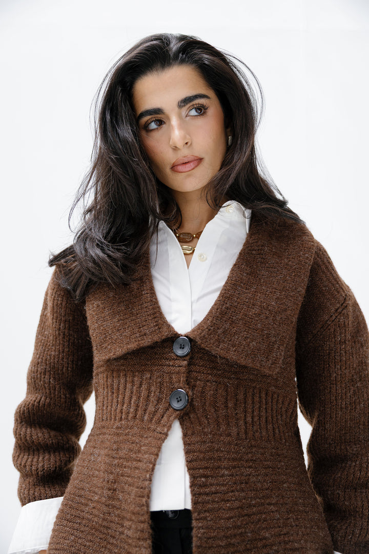 Notch Knitted Top
