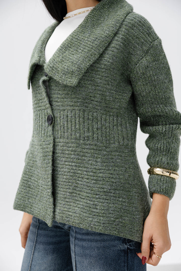 Notch Knitted Top