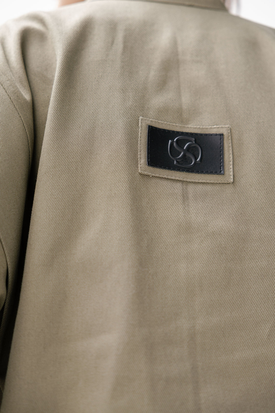 Denim Zipper Jacket - Olive