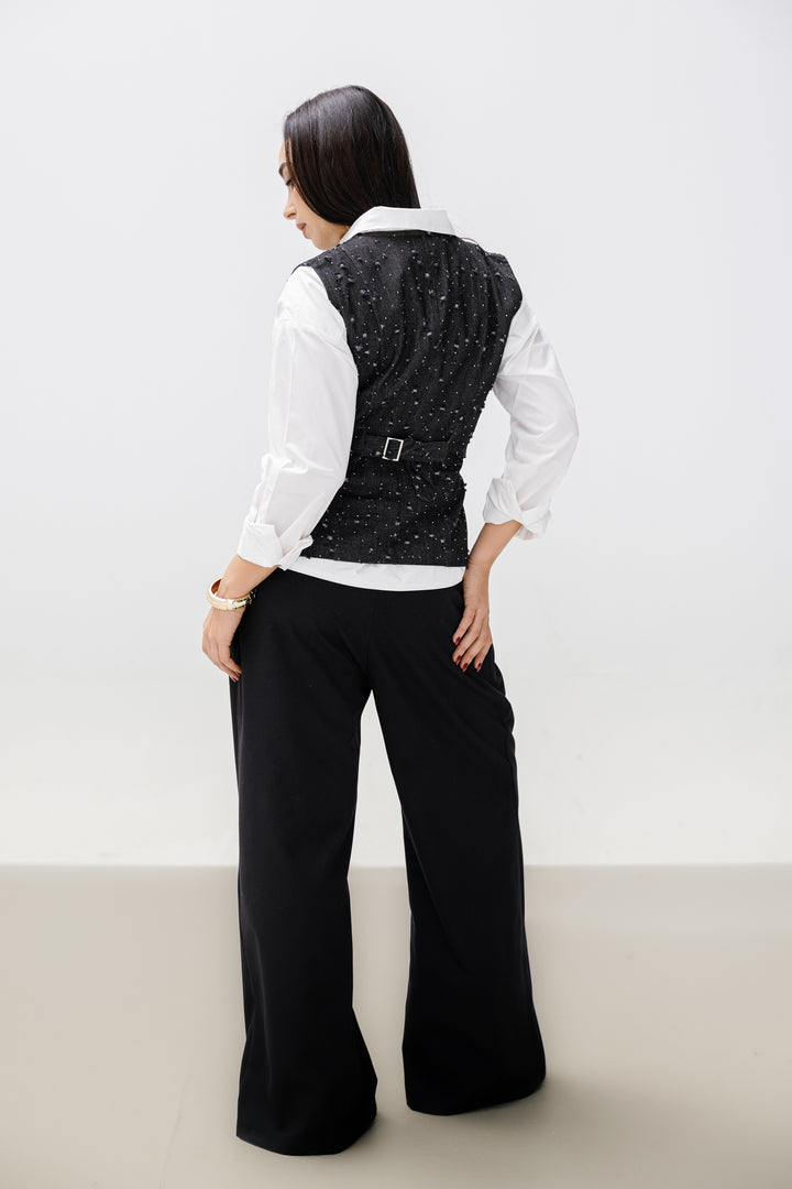 Offset Denim Vest