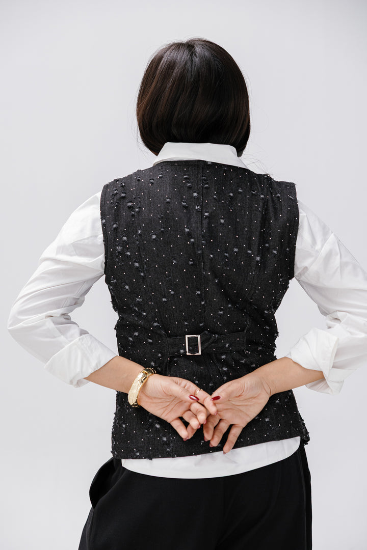 Offset Denim Vest