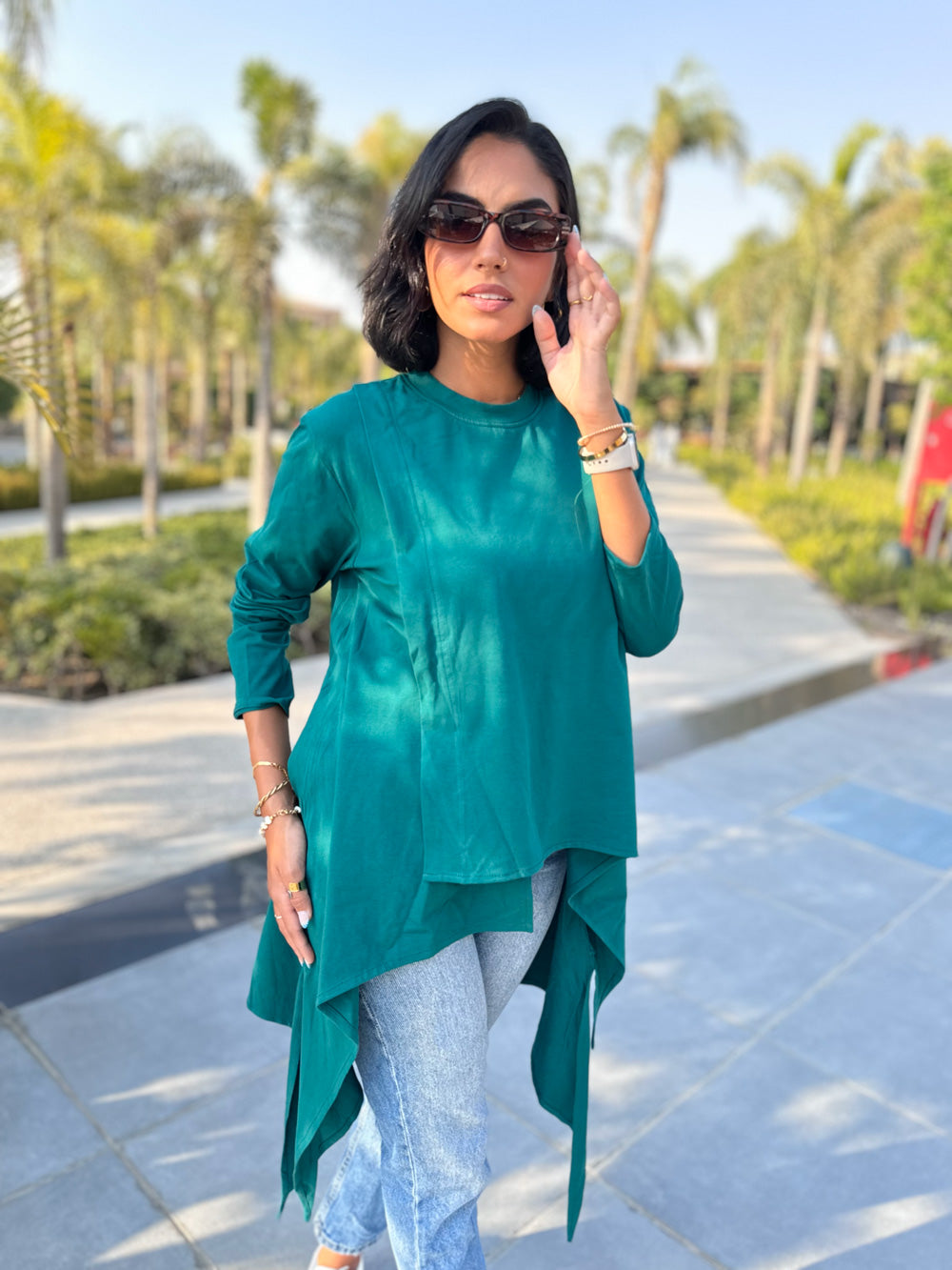 Enchanted Asymmetrical Tshirt – sarasalamadesigns