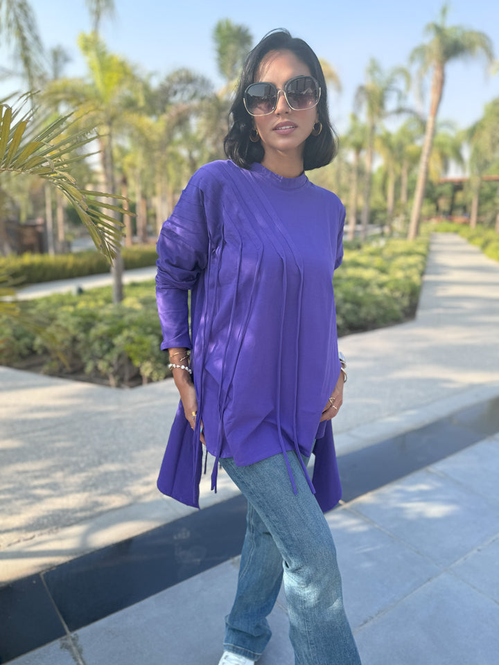 Fringes Cotton T-shirt