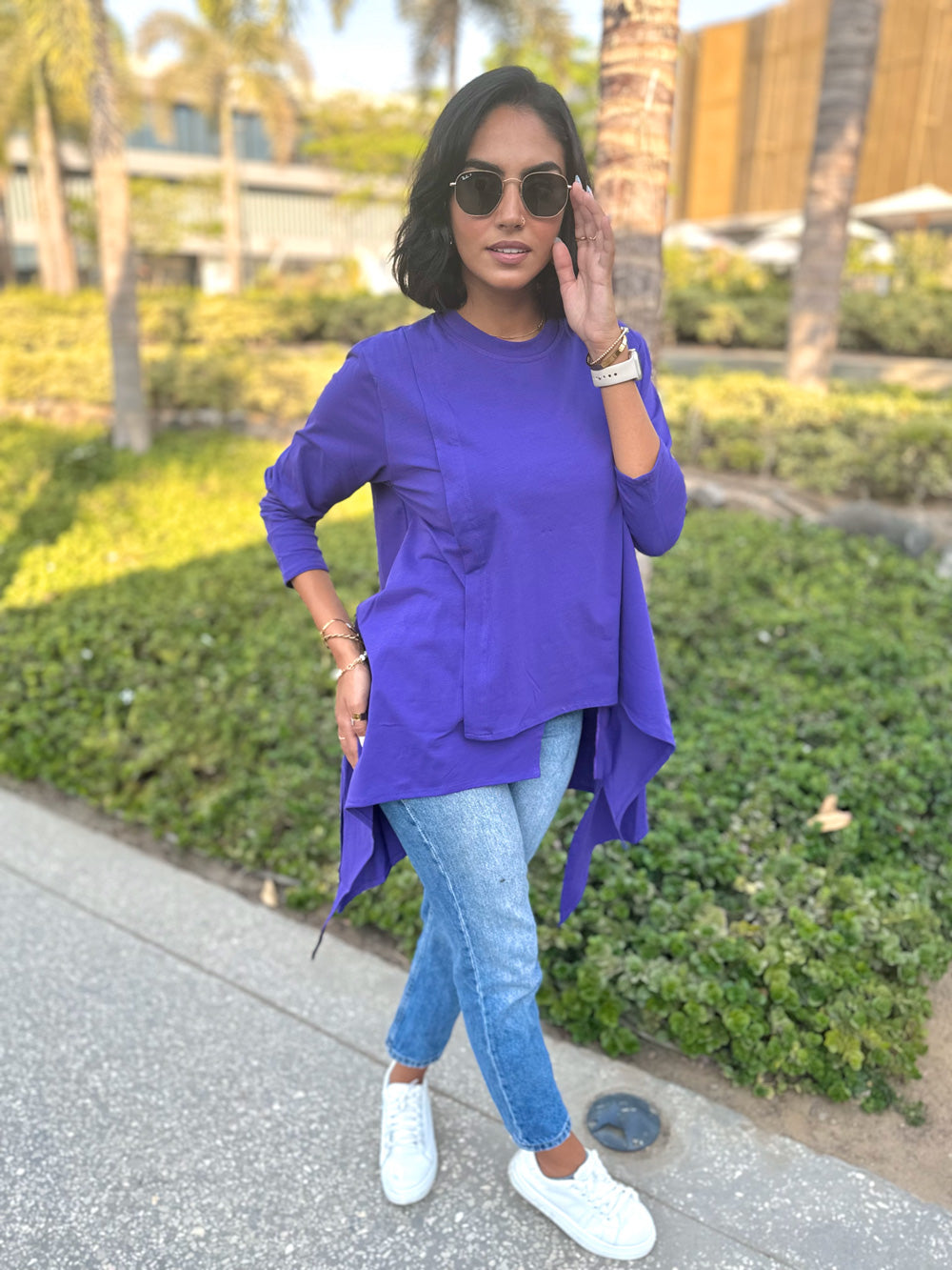 Enchanted Asymmetrical Tshirt – sarasalamadesigns