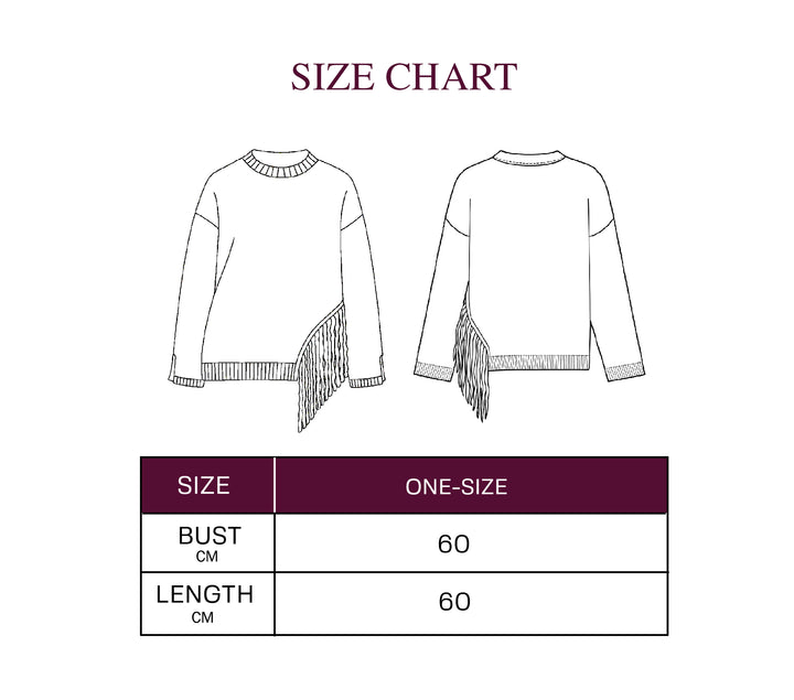 The Fringe Drift Pullover-Brown