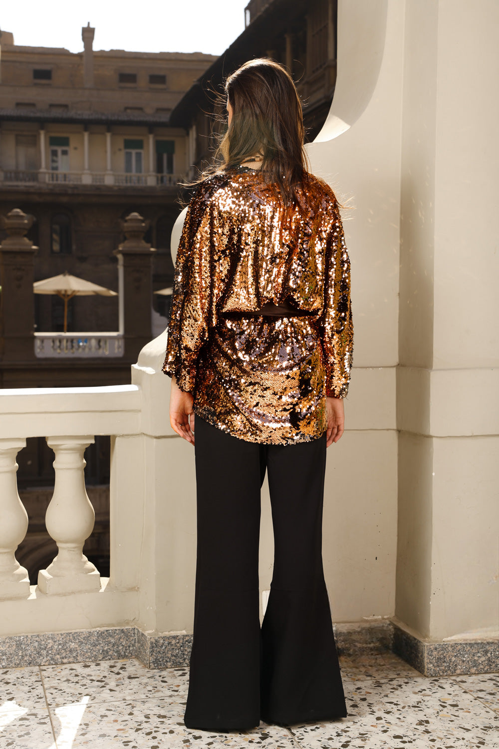 Bling bling jacket - Gold