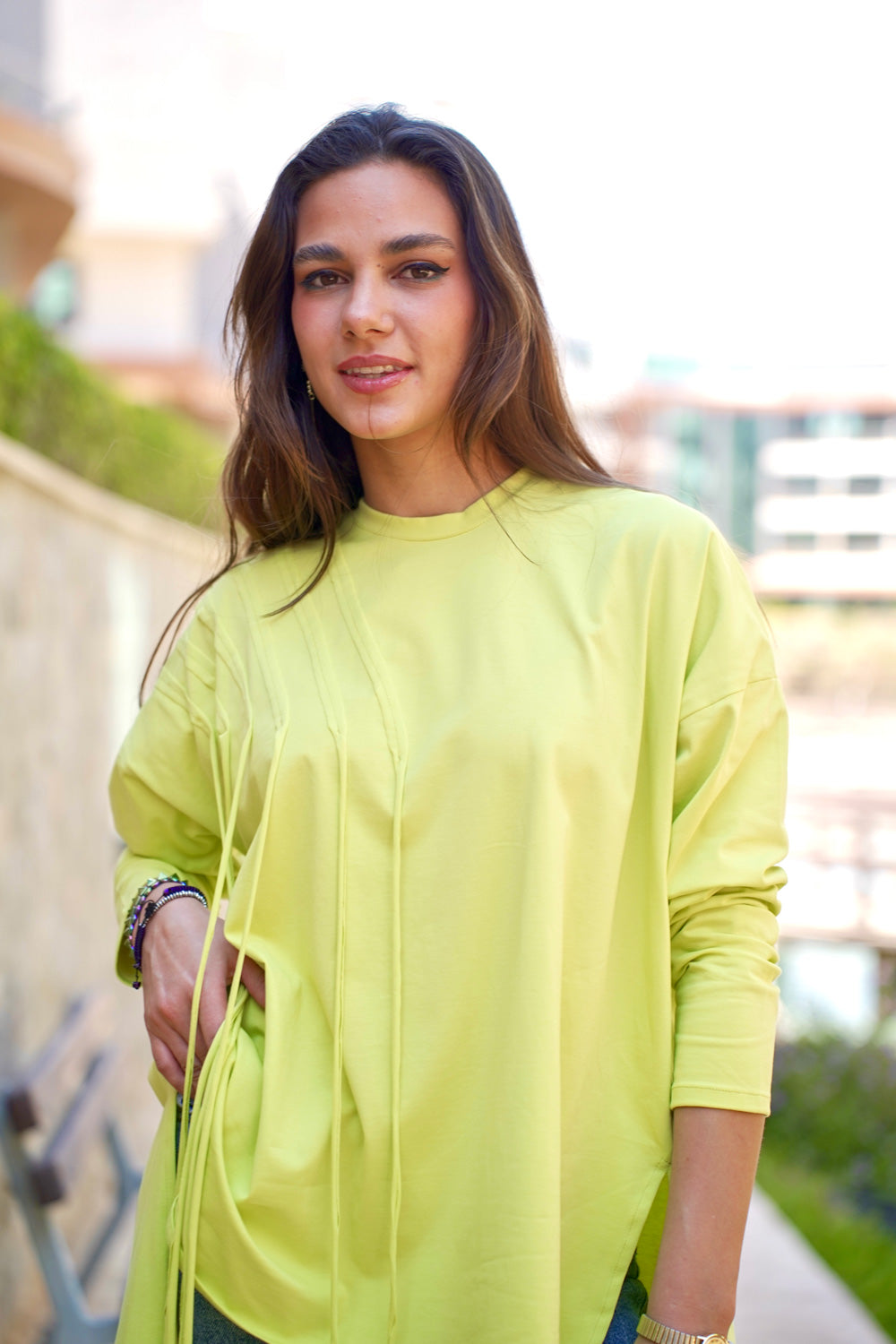 Fringes Cotton T-shirt