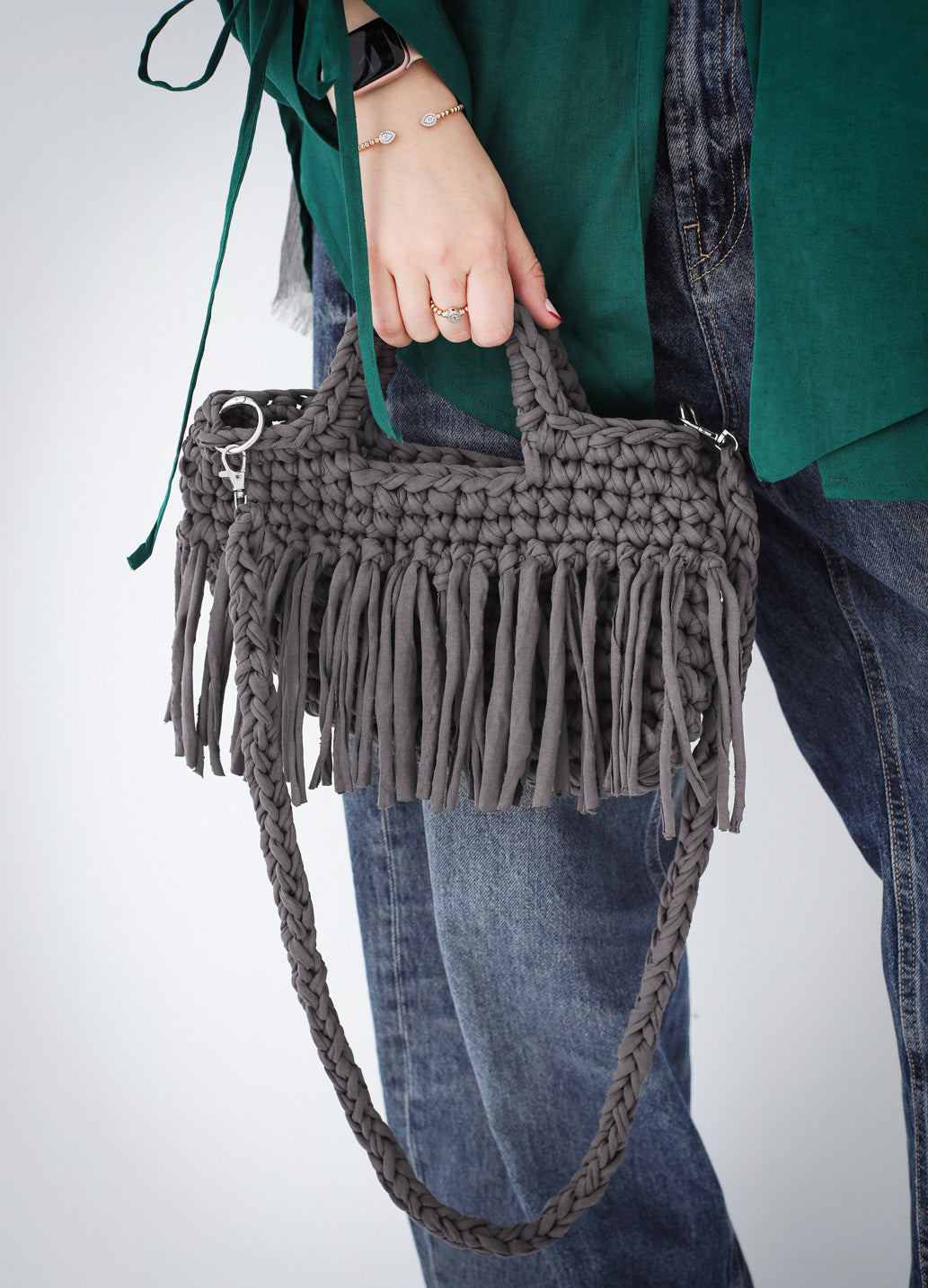 Ash Fringes Bag
